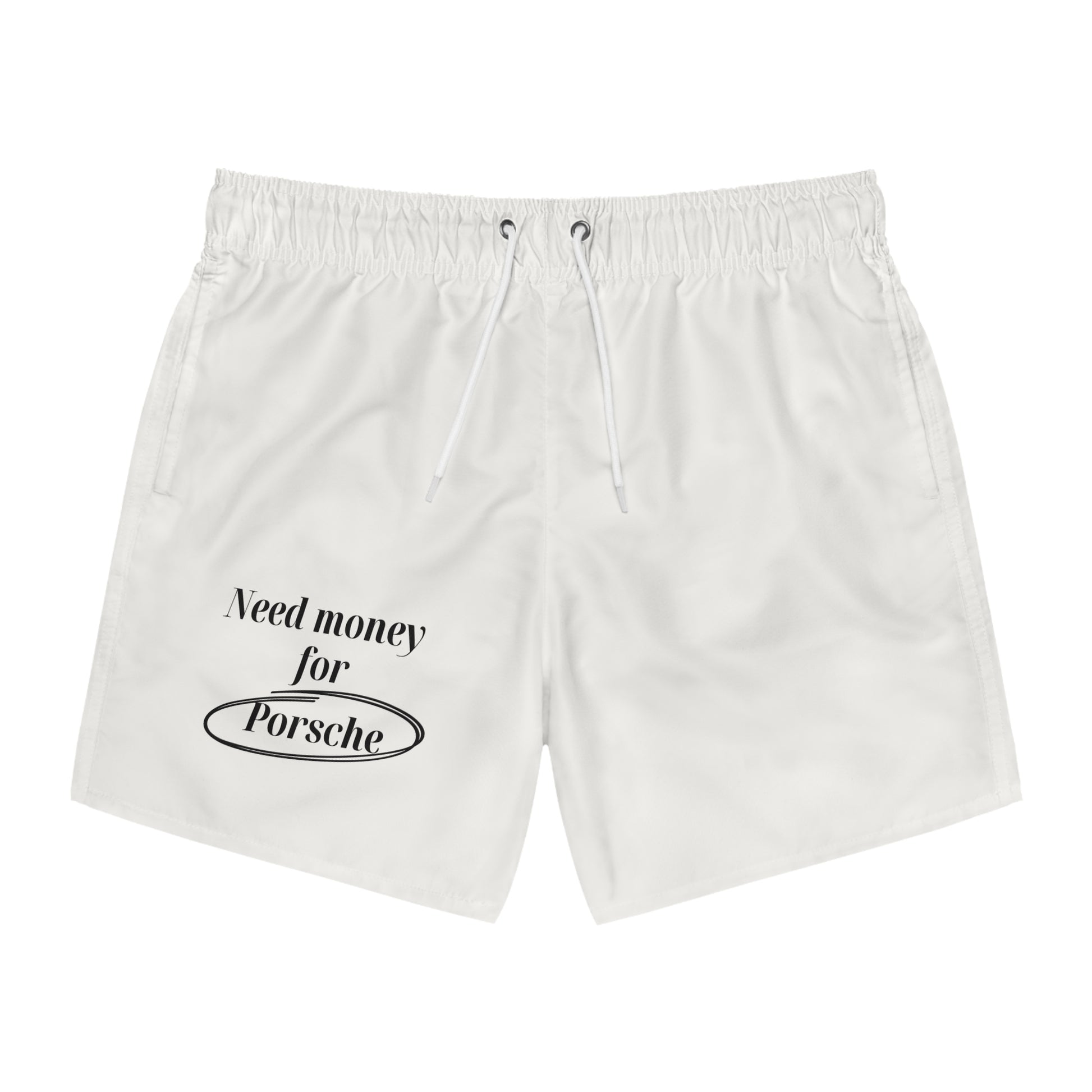 Maillot "NEED MONEY FOR PORSCHE" - Blanc
