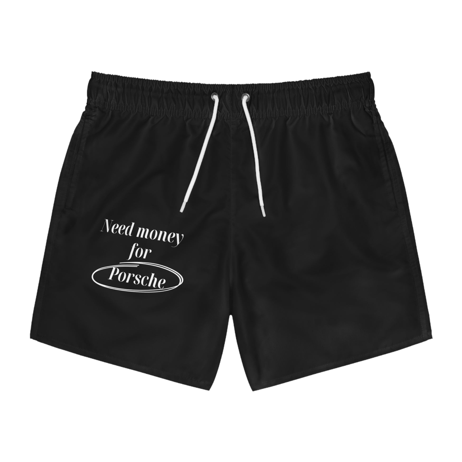 Maillot "NEED MONEY FOR PORSCHE" -Noir